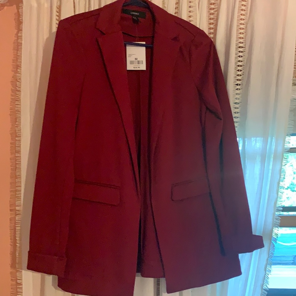 Maroon F21 Blazer NWT- M